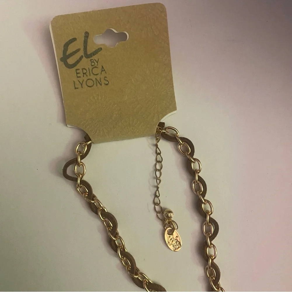 Erica By Lyons Bohemian Pink, Orange Beaded Necklace with Artistic Pendant NWT - Picture 4 of 4